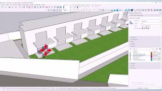 Modelo 3D 14 Departamentos para Renta