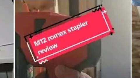 my reviews of the Milwaukee romex stapler @MilwaukeeTool