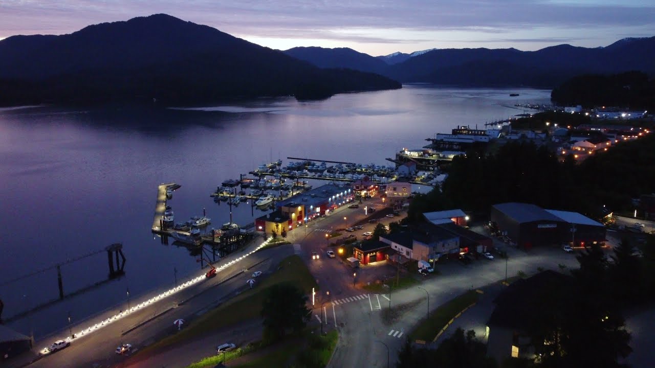 Good Evening Prince Rupert - DJI Mini 2 in 4K