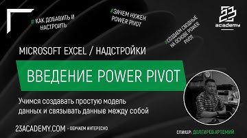 Microsoft Excel / Надстройки / Power Pivot