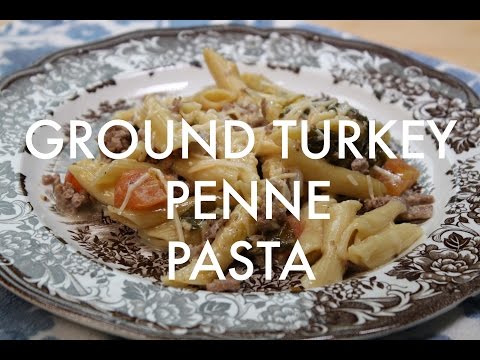 Ground Turkey Penne Pasta with Instant Pot
