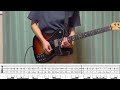 TAB 疾走 / きのこ帝国 リードguitar cover