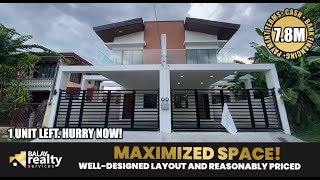 FOR SALE: 2-Storey Modern Design DUPLEX TYPE House and Lot in Cainta Rizal. Well-maximized space!
