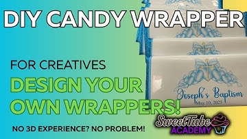 DIY Candy Bar Wrappers in Canva | Sweet & Simple Tutorial for Bakers + Party Favors!