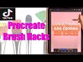 Procreate Brush Tutorials, Hacks & Brush settings, Create your own Brushes, TikTok Compilation