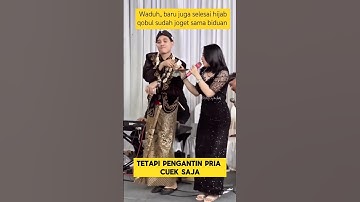 momen lucu ketika pengantin wanita cemburu bikin ngakak ‼️‼️ #ngakak #lucu #biduan #pengantin