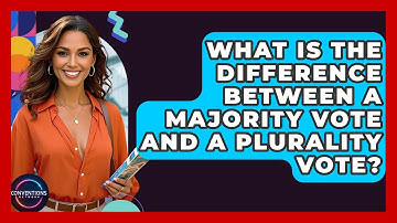 What Is The Difference Between A Majority Vote And A Plurality Vote? - Conventions Network
