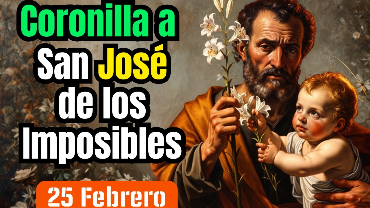 Coronilla de los Imposibles a San José – ¡DETÉN TODO! Él tiene la respuesta para ti