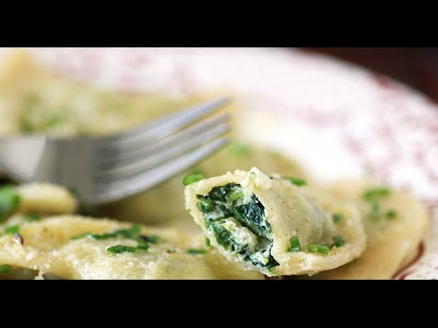 Ravioles de Pollo y Espinaca - YouTube