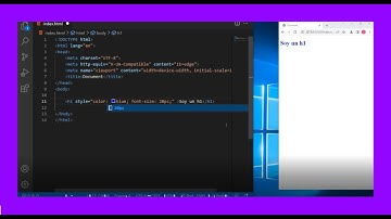 como CAMBIAR el COLOR y TAMAÑO de LETRA en HTML 🚀