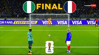 NIGERIA vs FRANCE - Penalty Shootout | Final FIFA World Cup 2026 | Mbappe vs Osimhen | PES Gameplay