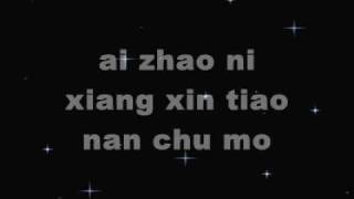 Video thumbnail of "Hua Xin (Painted Heart) by Jane Zhang (pinyin lyrics)"