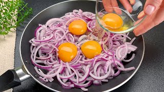 💯 The most tasty recipe with EGGS AND ONIONS. 🤤 You'll love this recipe! by Kulinarische Magie 9,656 views 1 month ago 4 minutes, 54 seconds