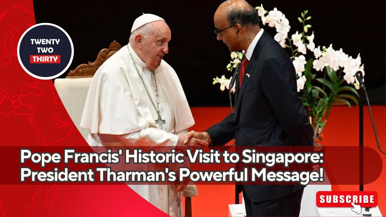 Pope Francis' Historic Visit to Singapore: President Tharman's Powerful Message!