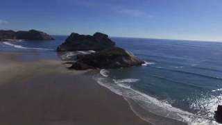 Wharariki Beach, New Zealand- Drone footage