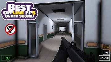 Top 10 Free Offline FPS Games For Android 2022 | Under 300MB