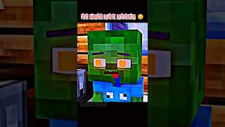 Minecraft Baby zombie sad story 😔 ! #shorts