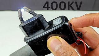 How to make a 400KV (Kilo Volts) Generator Using an old mobile charger at home easily