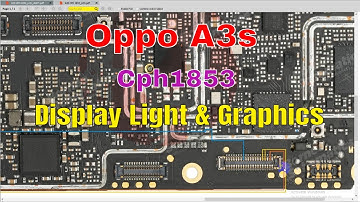 oppo a3s Display Light, Graphics problem | oppo a3s cph1853 Display Light, Graphics jumper solution
