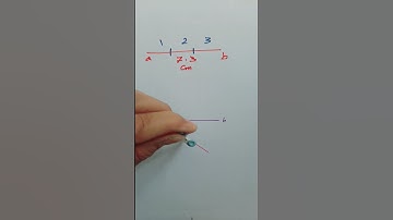 HOW TO DIVIDE LINE INTO 3 EQUAL PARTS