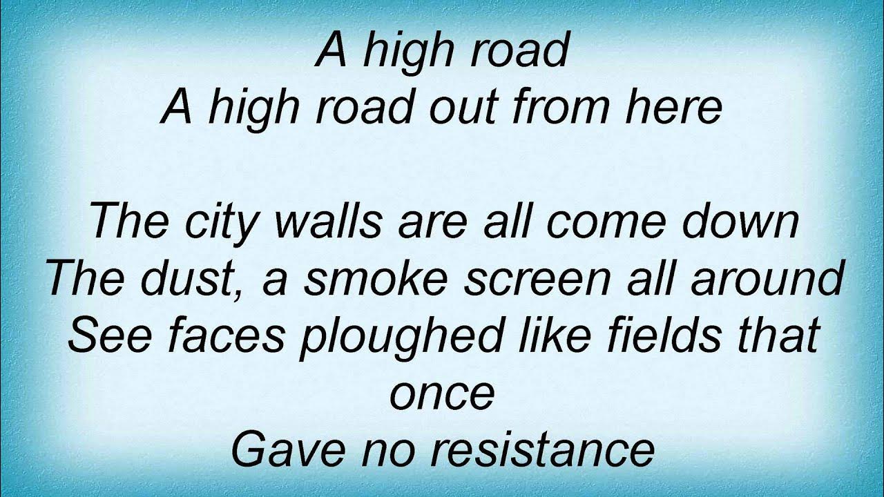 U2 - A Sort Of Homecoming Lyrics U2 - A Sort Of Homecoming Lyrics