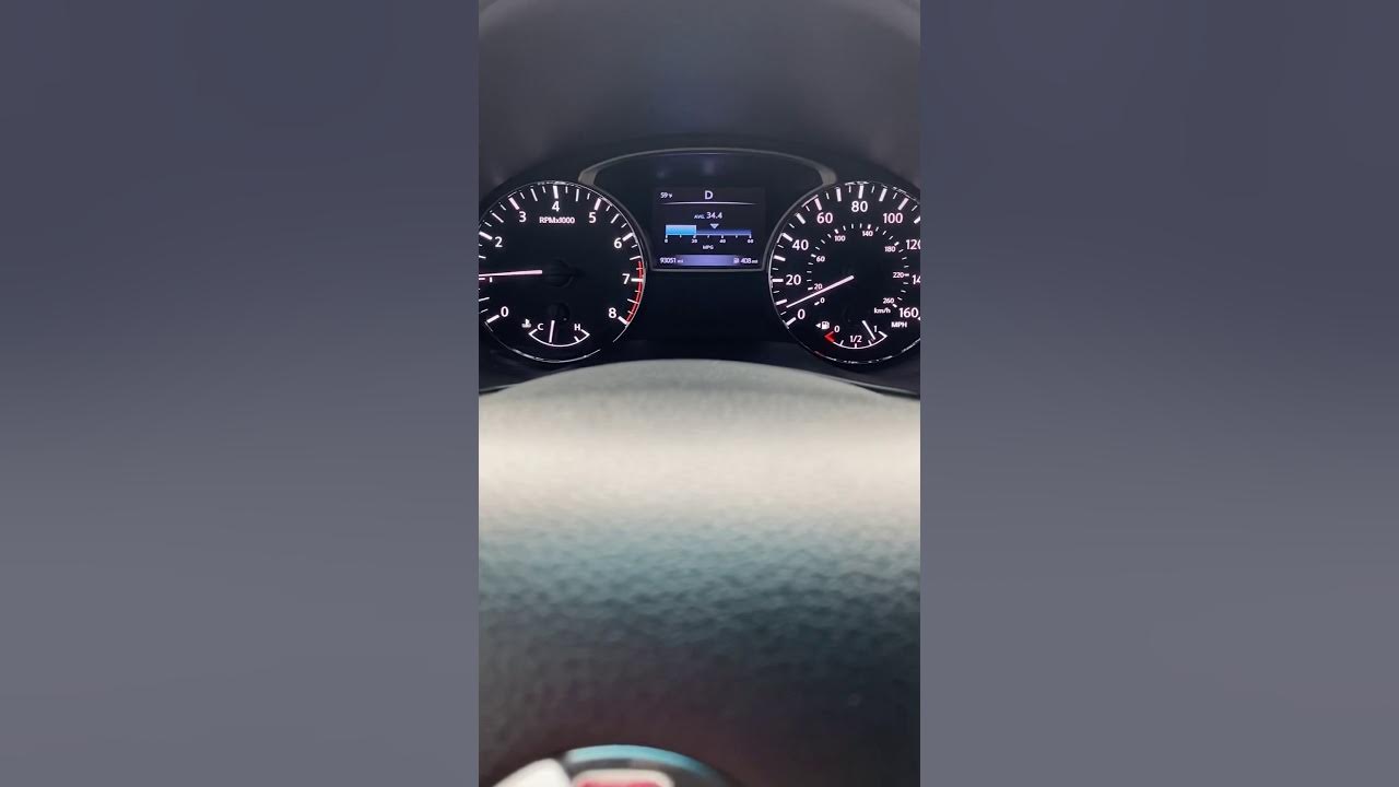 2016 Nissan Altima Cvt simulated shifts (light throttle) - YouTube