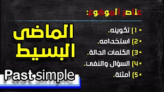 1_كل ما يتعلق بزمن الماضى البسيط فى الإنجليزية| Past simple | وطريقة حل السؤال وانت فى الإمتحان