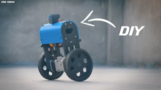 DIY Mobile Controlled Self Balancing Robot with Mecanum Wheels