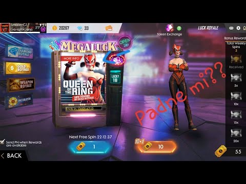 Padne Mi Queen Of The Ring?? |Free Fire CZ/SK| Gold Royale