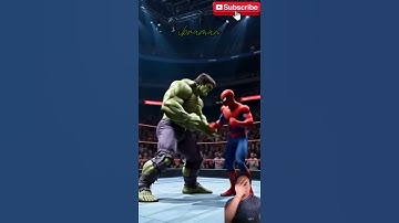 Hulk vs Spider-Man: Epic WWE Showdown!