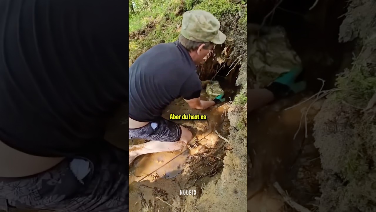 Dieser Typ findet einen wertvollen Stein 😳