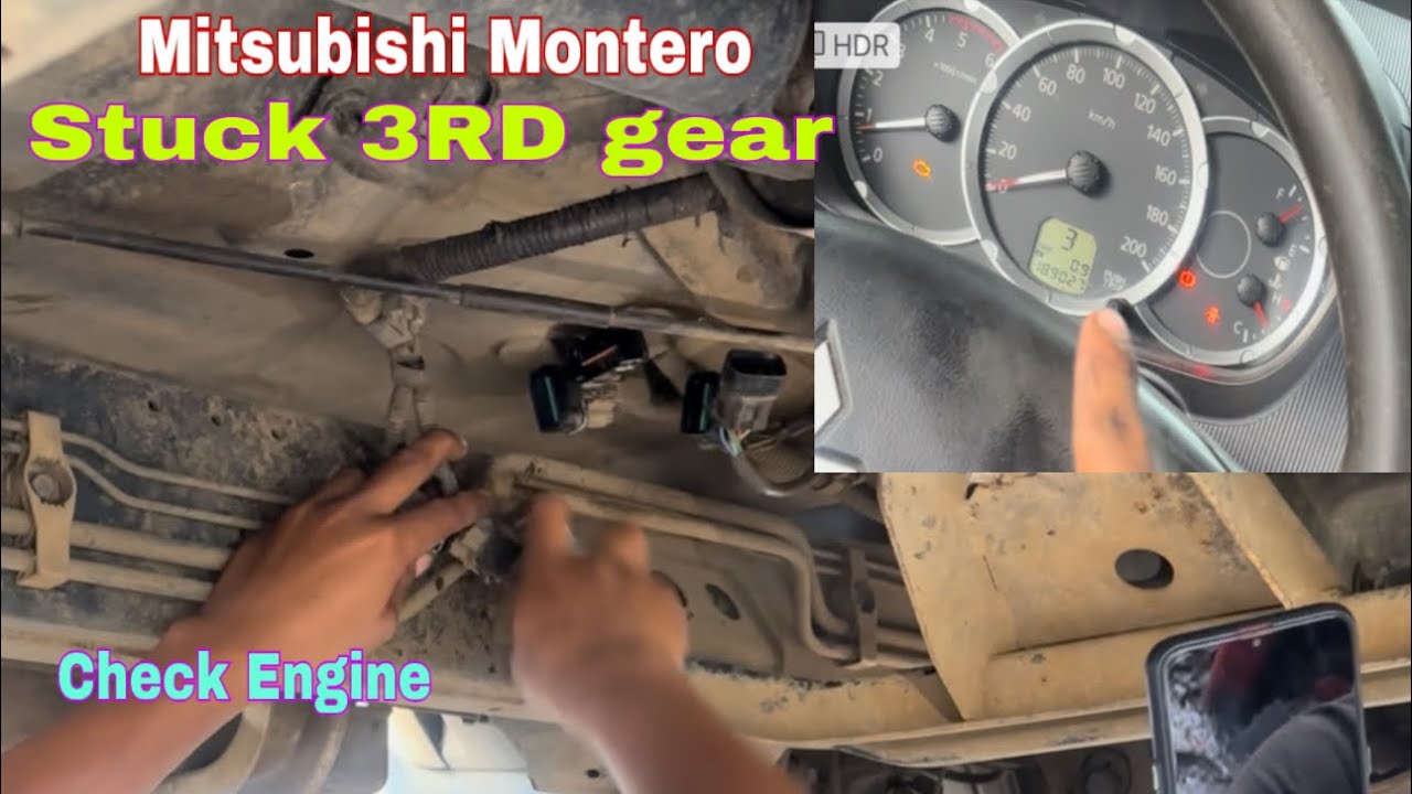 Mitsubishi Montero blinking Drive stock 3RD gear how to Solve YouTube