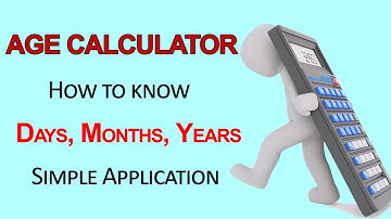 Age Calculator | Days, Months, Years | Learn Computer Telugu Channel