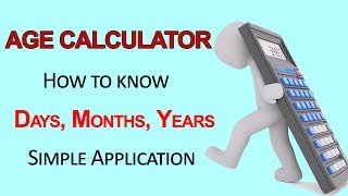 Age Calculator | Days, Months, Years | Learn Computer Telugu Channel