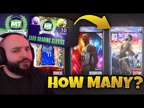 TRYING TO GET FLAWLESS 10's! GRADING UNBOXING on NBA 2K23 My Team