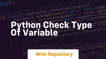 python check type of variable
