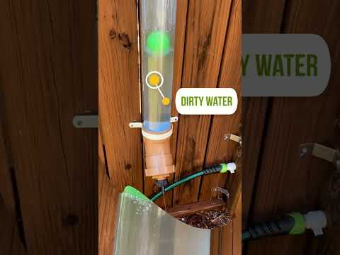 Capture CLEANER Rain Water Using This SIMPLE Device - #Shorts