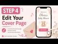 Step 4: How to Edit Your Website Cover Page