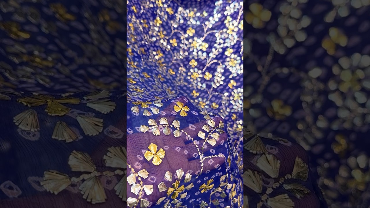 Pure Chiffon Chunri Mukesh Suits 03334500025