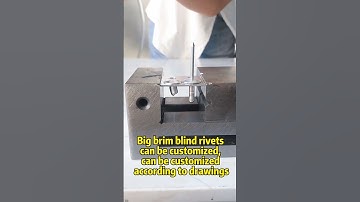 Big brim blind rivets can be customized, can be customized according to drawings