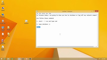 shutdown any network computer USING THE CMD PROMPT
