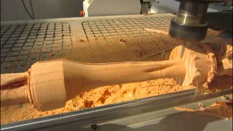 CNC router AKM1325 with 4th axis/Italy HSD spindle.