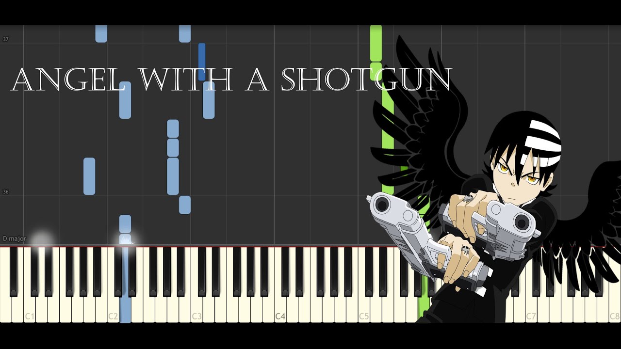 Piano Tutorial - Angel with a shotgun | Synthesia - YouTube