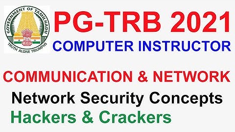 TRB Computer Instructor 💥COMMUNICATION & NETWORK |NETWORK SECURITY -Hackers | VIBRANT ONLINE ACADEMY