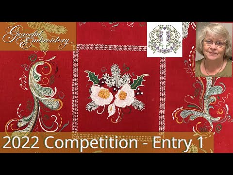 Graceful Embroidery 2022 competition entry 1