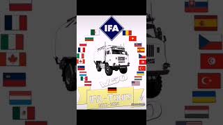 IFA-TOURS 2000 - 2024 World Wide 21 Länder 4 Kontinente mit dem IFA W50 #lkw #ifa #4x4 #Truck