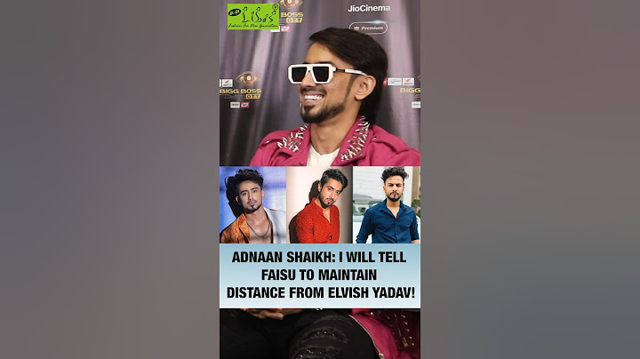 Adnaan Shaikh On Warning Faisu About Elvish Yadav ! #adnaanshaikh #faisu #elvishyadav #shorts