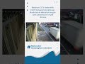 Rekaman CCTV Detik-detik Mobil Mengalami Kecelakaan