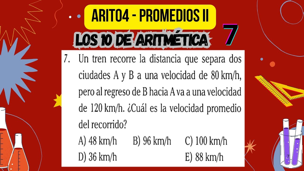 PROMEDIOS II - ARITMETICA04-07