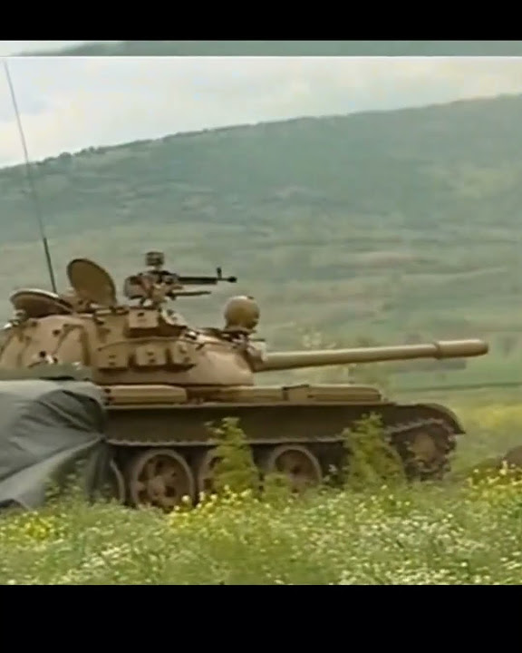 Дејство на тенк Т-55 во војната во 2001 година #military #macedonia # ...